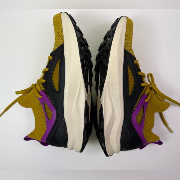 New In Box The North Face Hypnum Luxe Sneaker Arrowwood Yellow Purple Size 11 - Picture 8 of 10